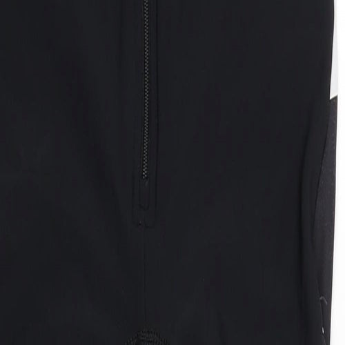 B Twin Mens Black Colourblock Polyamide Compression Leggings Size M L27 in Regular  - One Piece Cycling suit Padded seat