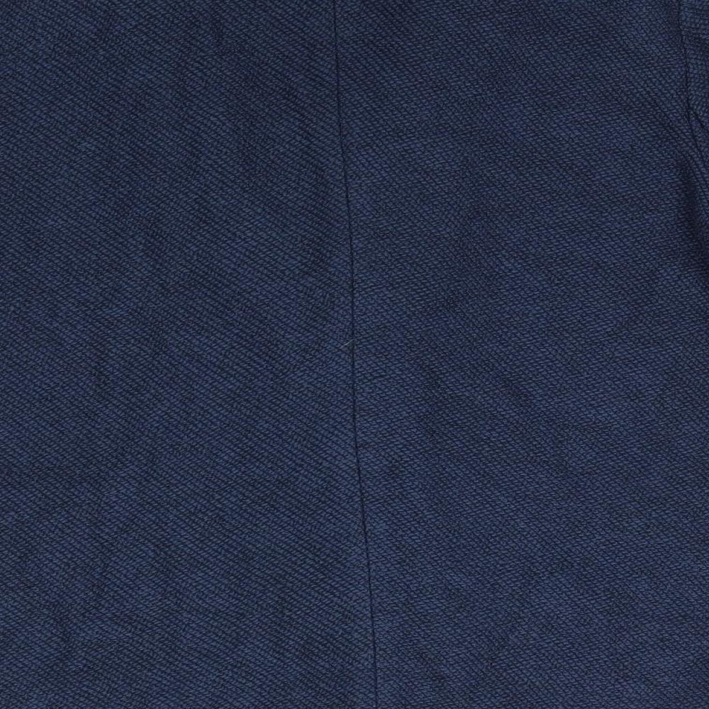 TU Womens Blue   Jacket  Size 10   - Dark tea mix Fastenless