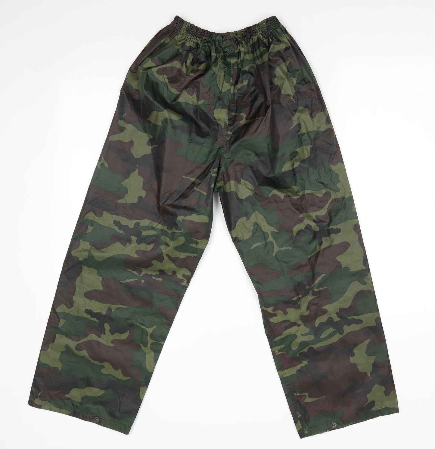 SSP Boys Green Camouflage Polyester Rain Trousers Trousers Size 11-12 Years  Regular