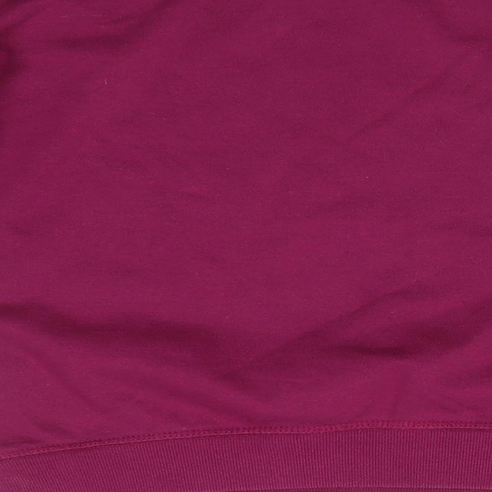 Primark Girls Purple  Cotton Pullover Sweatshirt Size 9-10 Years   - What Ever Shimmers