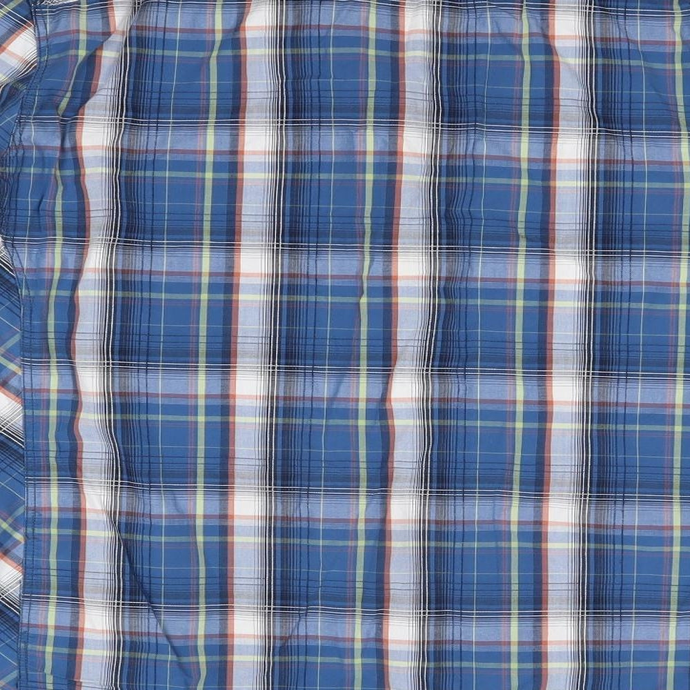 NEXT Mens Multicoloured Check Cotton  Button-Up Size 2XL Collared