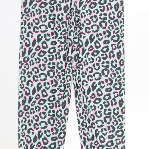 Harry Bear Girls Multicoloured Animal Print Polyester  Pyjama Pants Size 11-12 Years