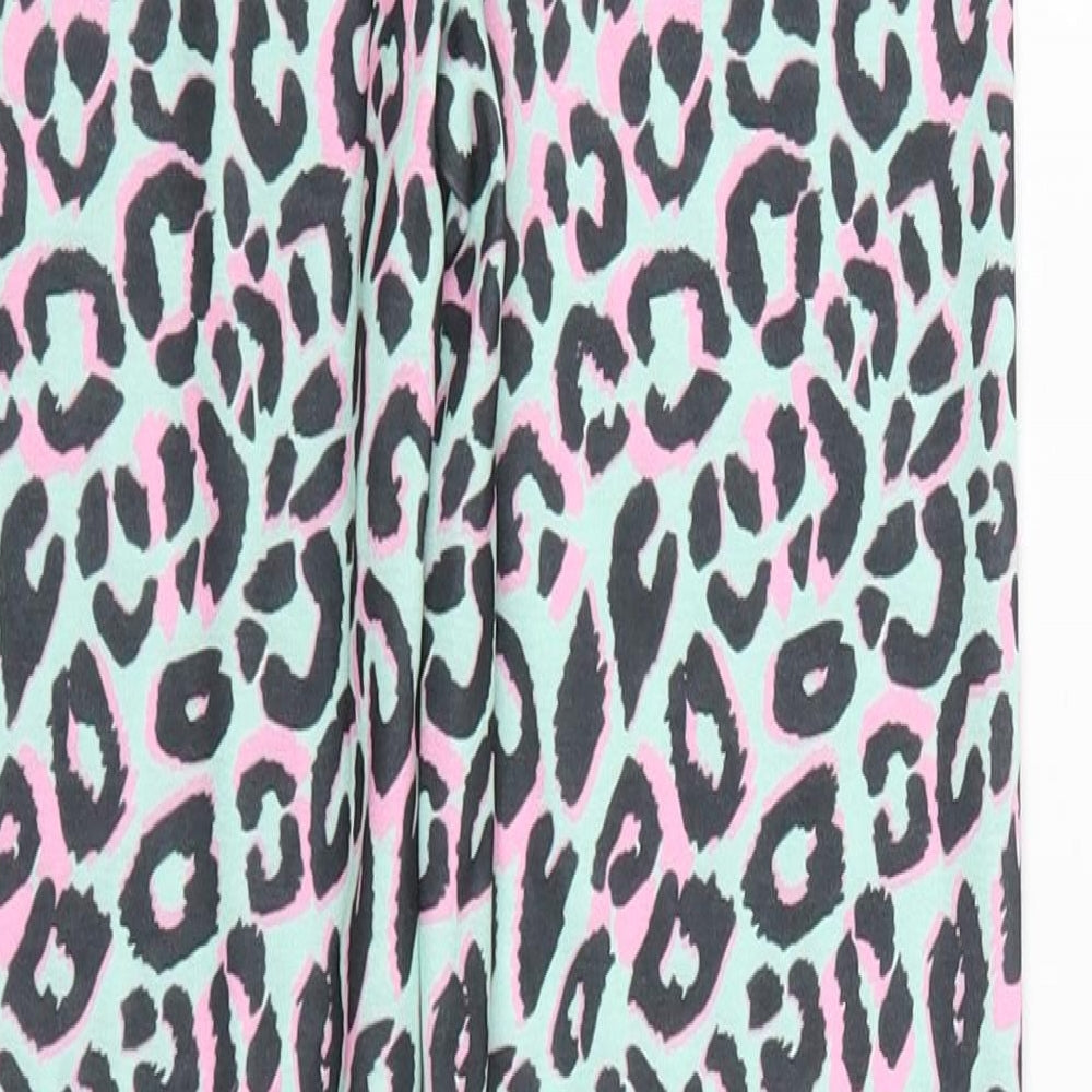 Harry Bear Girls Multicoloured Animal Print Polyester  Pyjama Pants Size 11-12 Years