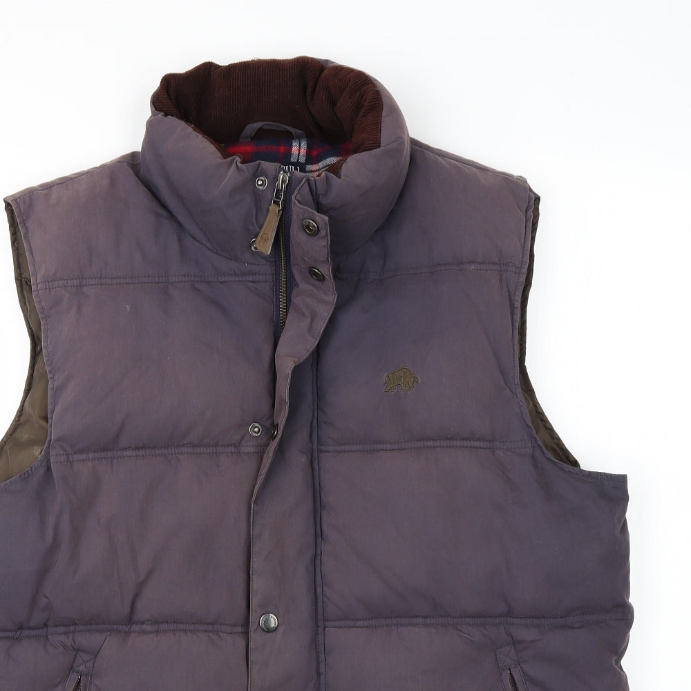 Ragin Bull Mens Grey   Gilet Jacket Size M