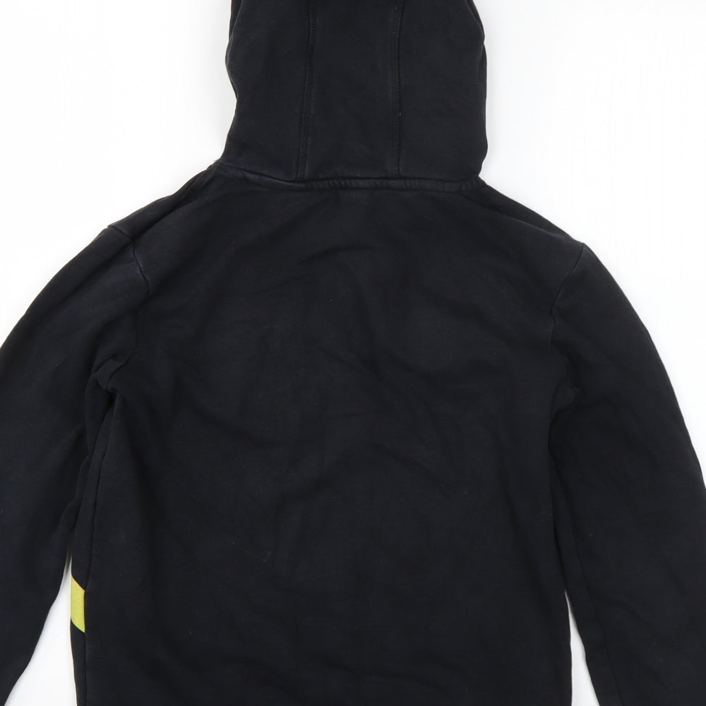 George Boys Black  Cotton Pullover Hoodie Size 11-12 Years