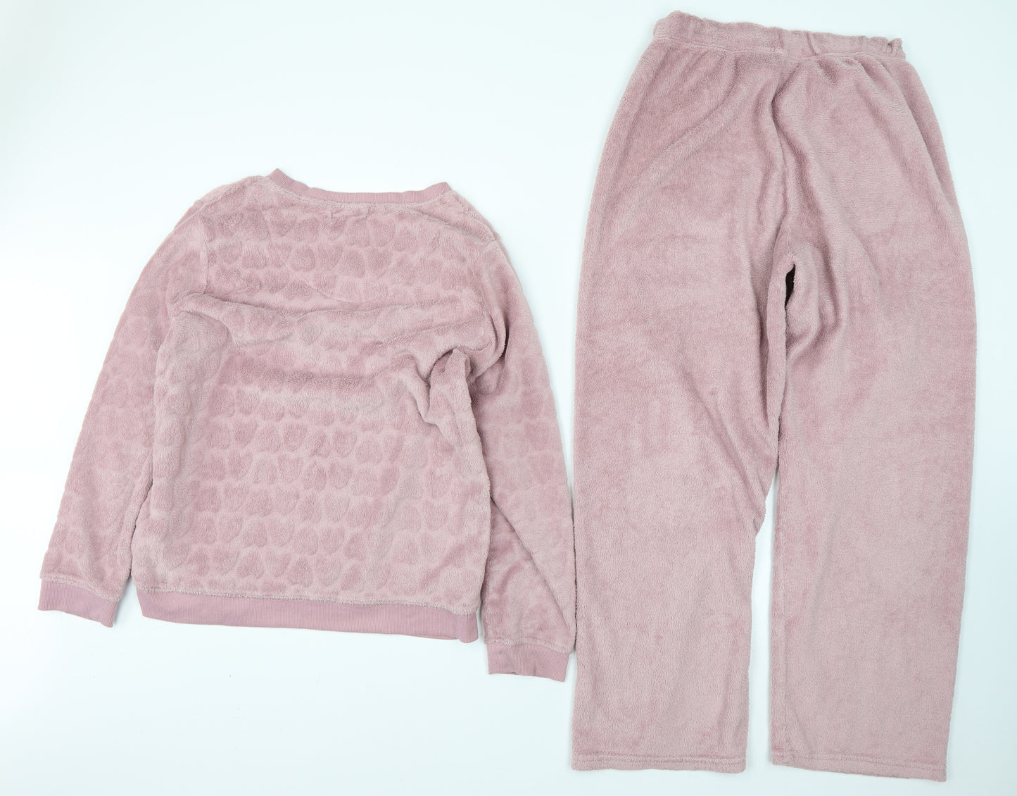 Love to Lounge Womens Pink  Polyester  Pyjama Set Size M