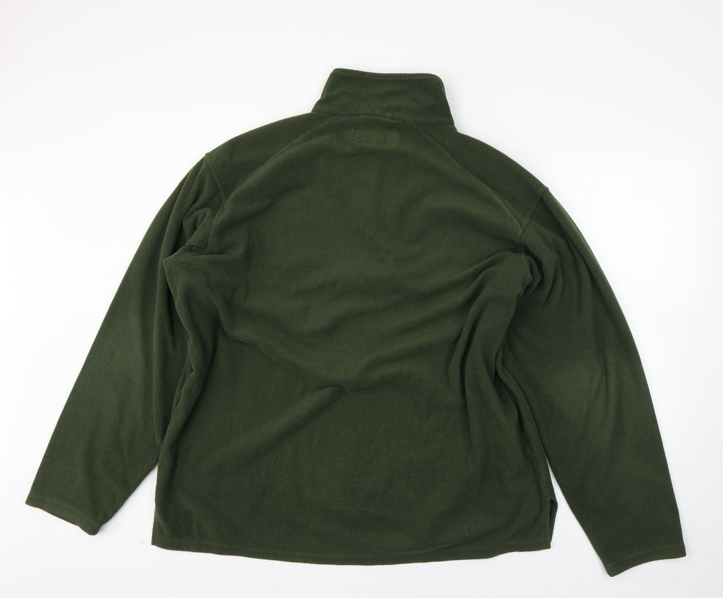 Gelert Mens Green High Neck  Polyester Pullover Jumper Size 2XL