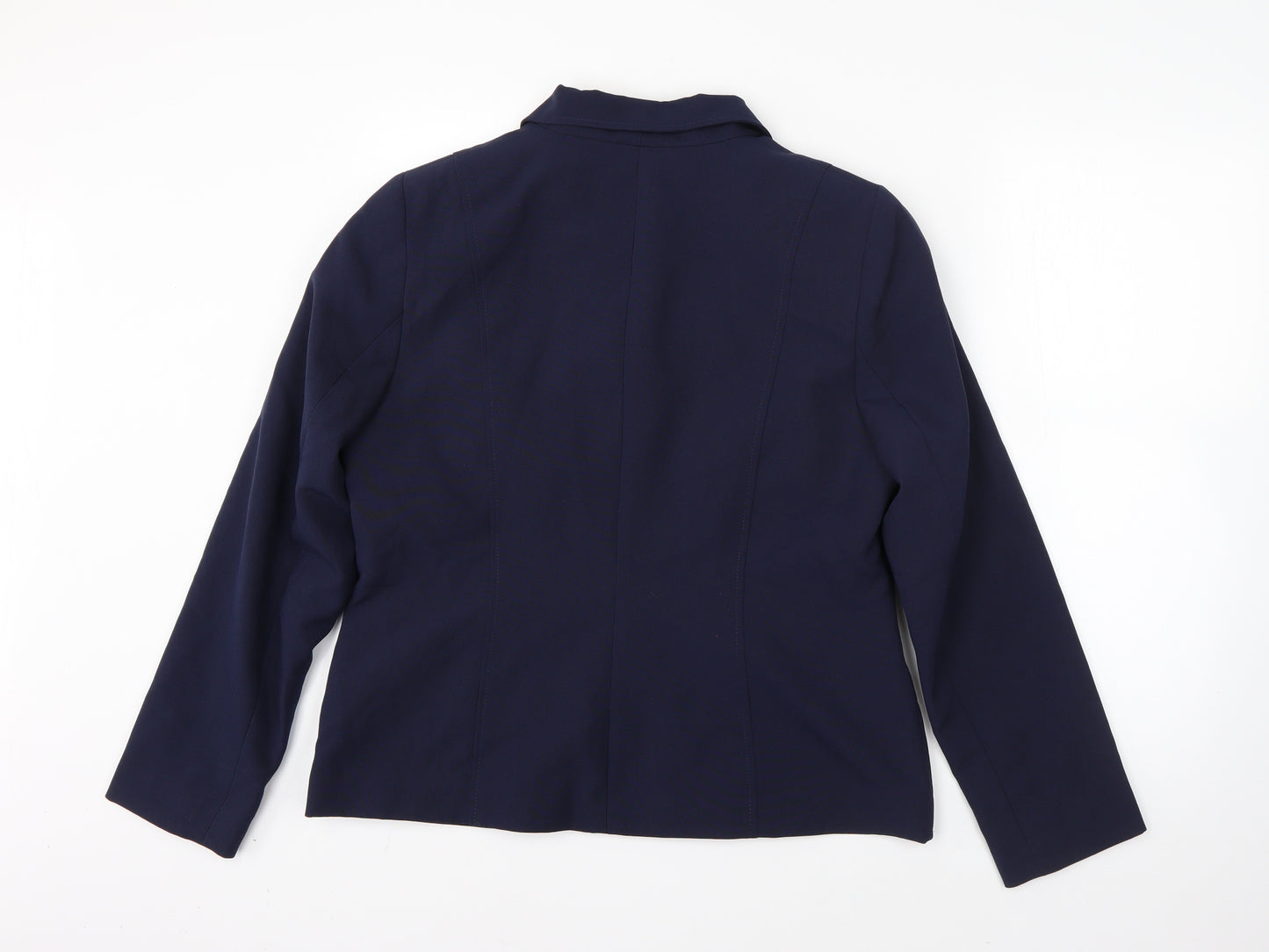 Slimma Womens Blue   Jacket Blazer Size 14