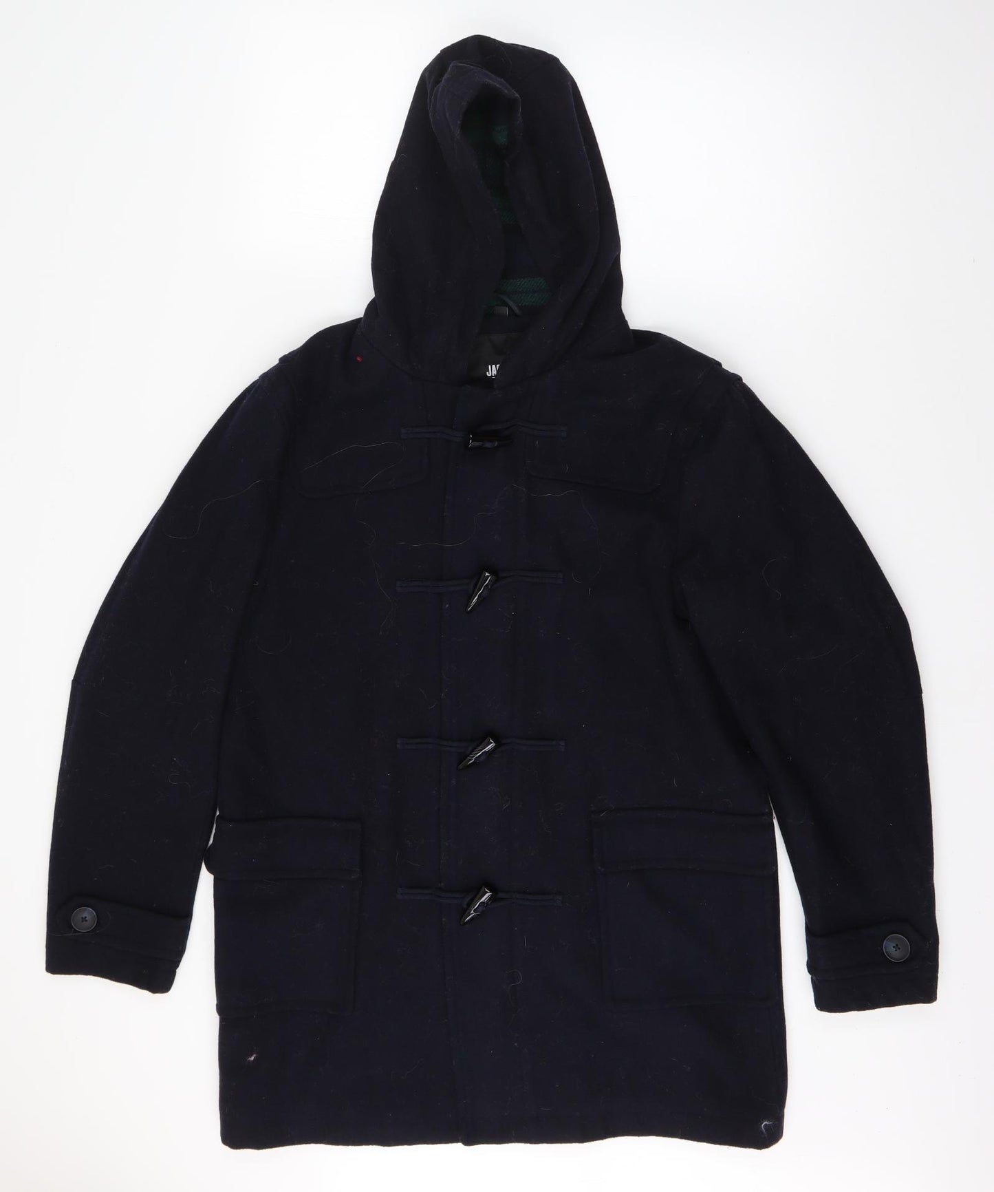 Jacamo Mens Blue   Overcoat Coat Size M