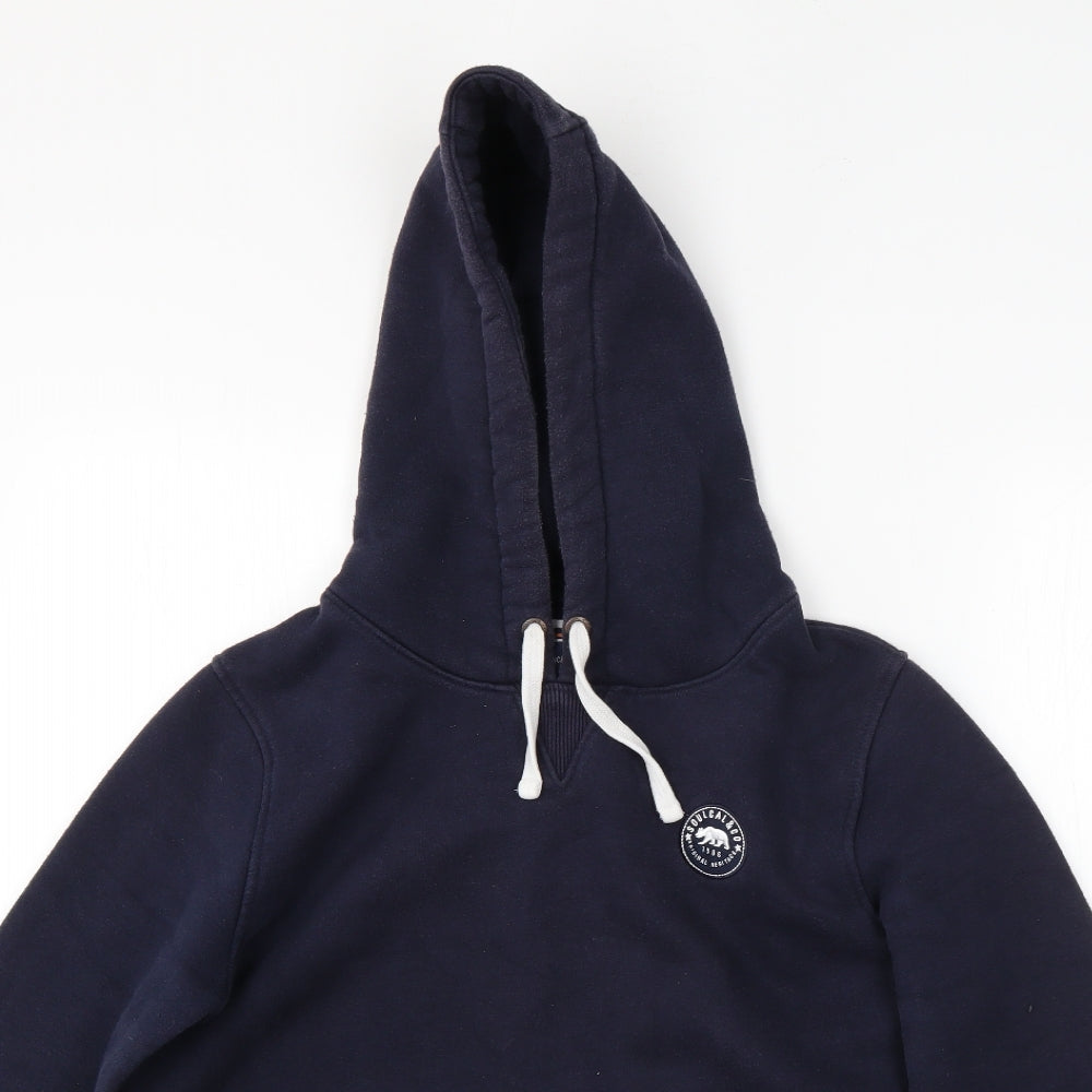 SoulCal&Co Womens Blue  Cotton Pullover Hoodie Size 12