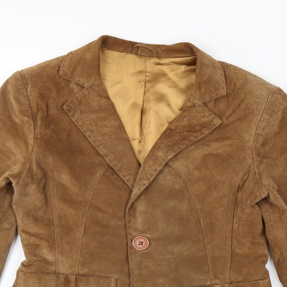 Topshop Womens Brown   Jacket  Size 10  Button