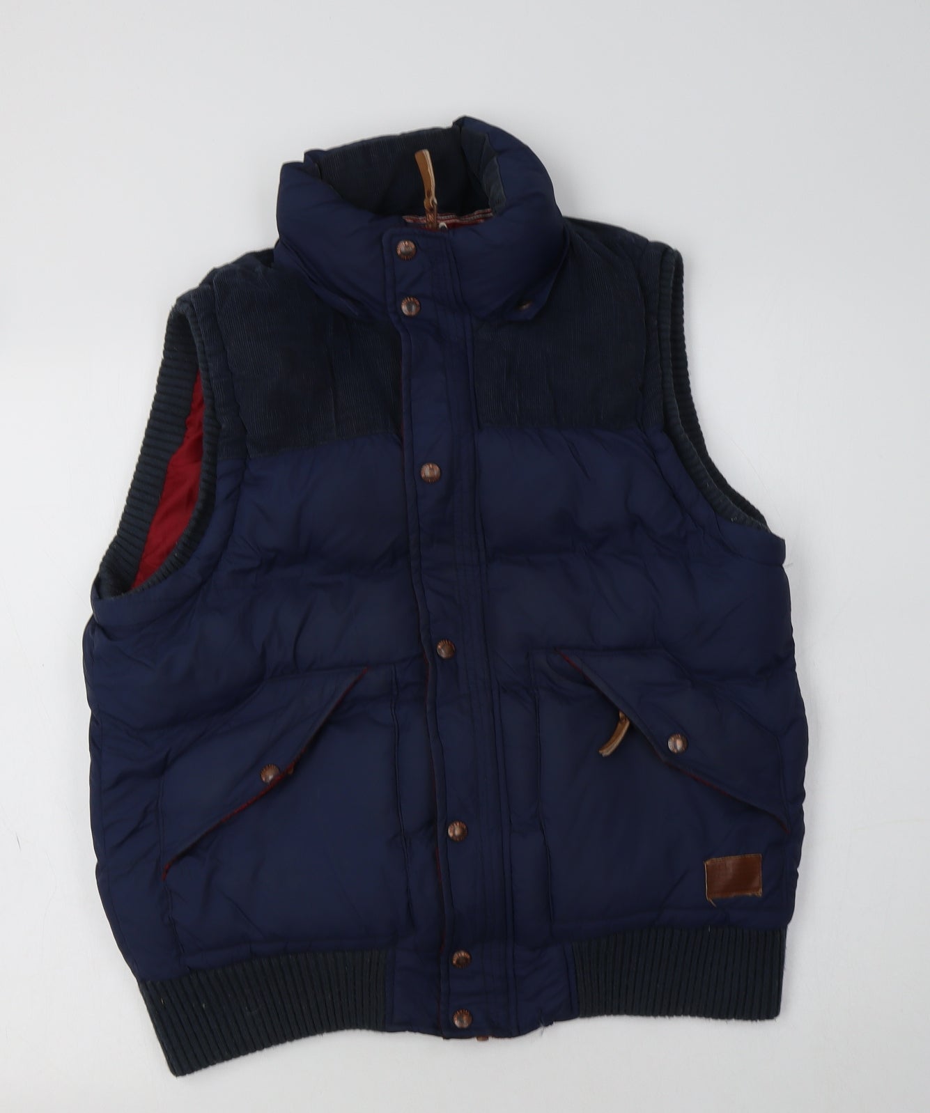 Soulcal & Co Mens Blue   Gilet Waistcoat Size M