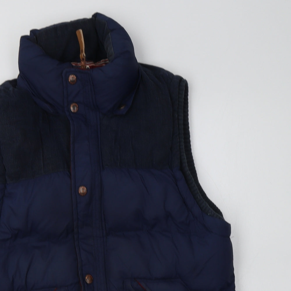 Soulcal & Co Mens Blue   Gilet Waistcoat Size M