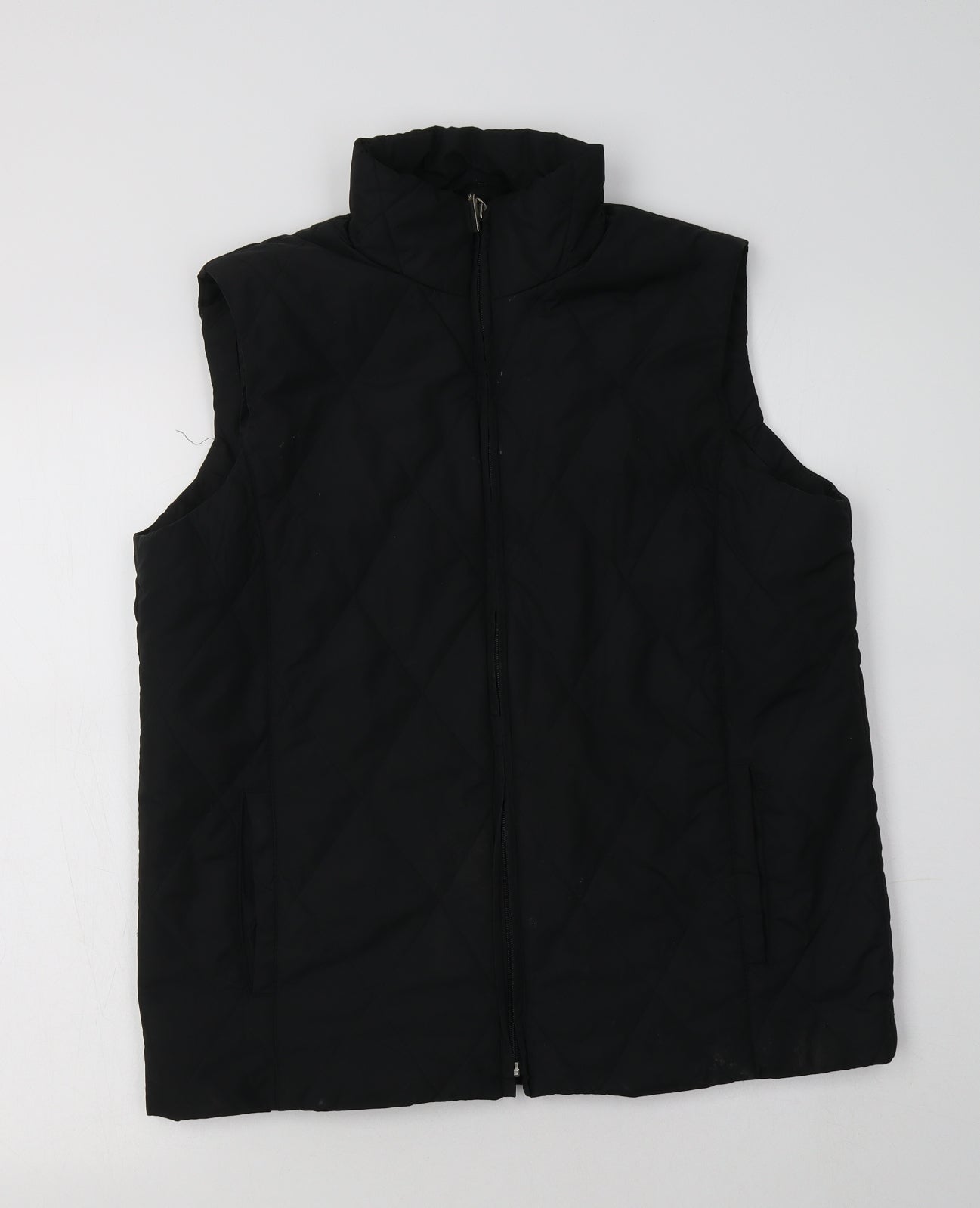 Casual Comfort Womens Black   Gilet Waistcoat Size 12