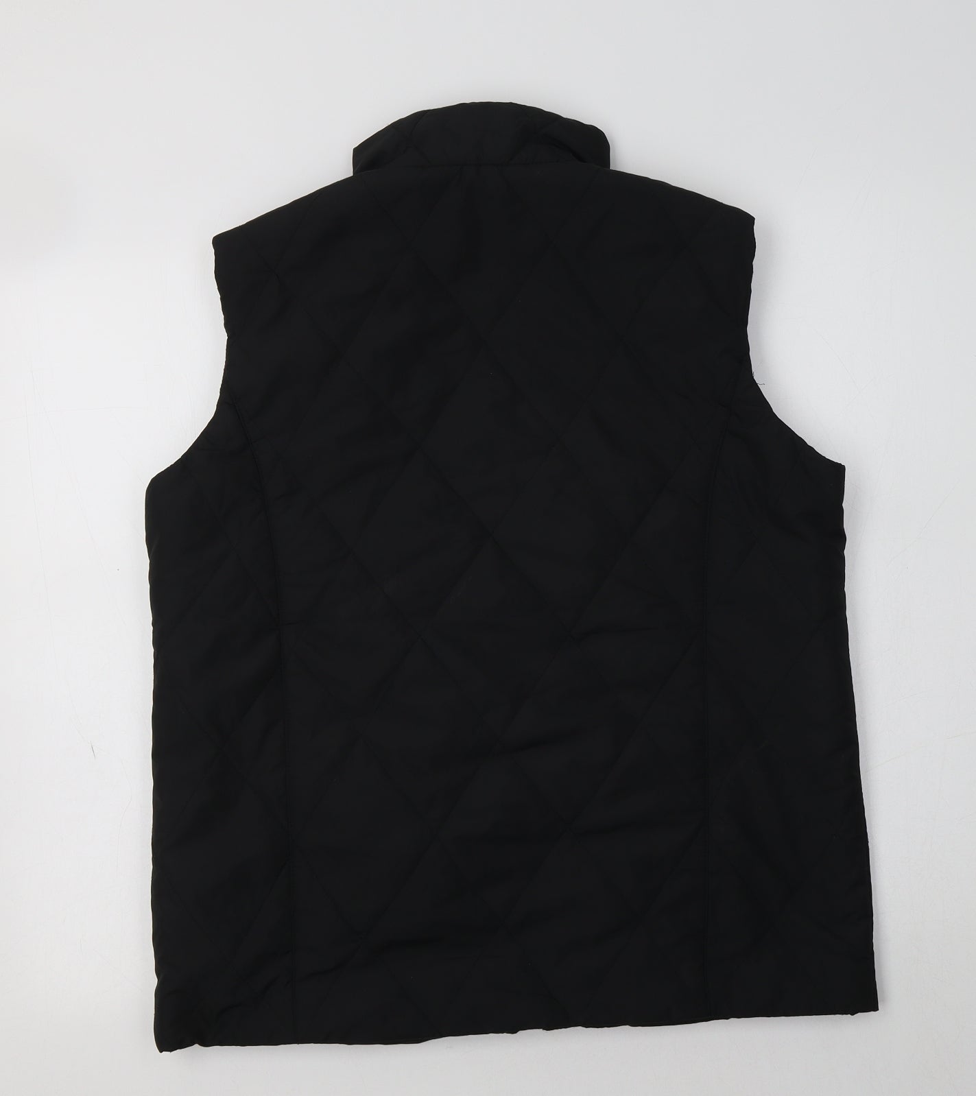 Casual Comfort Womens Black   Gilet Waistcoat Size 12