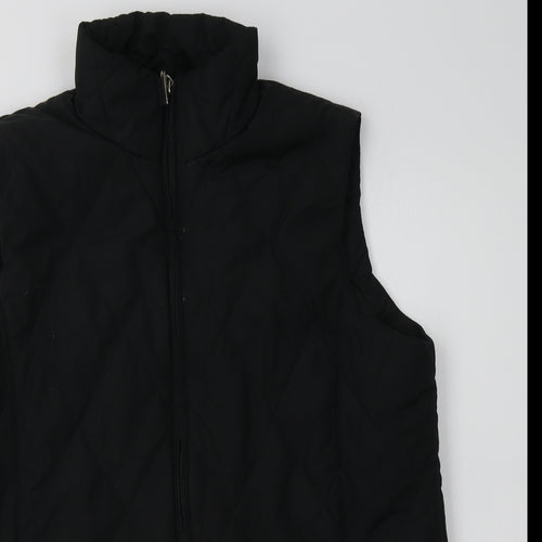 Casual Comfort Womens Black   Gilet Waistcoat Size 12