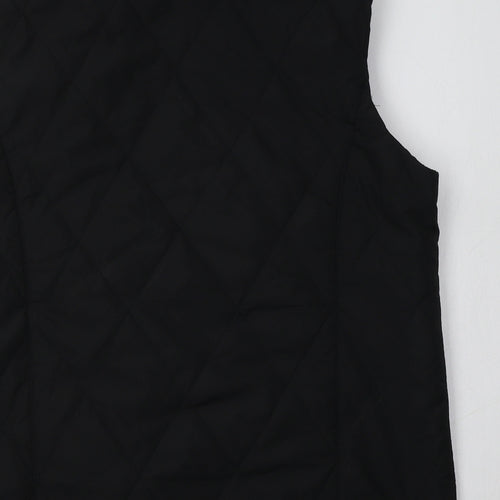 Casual Comfort Womens Black   Gilet Waistcoat Size 12