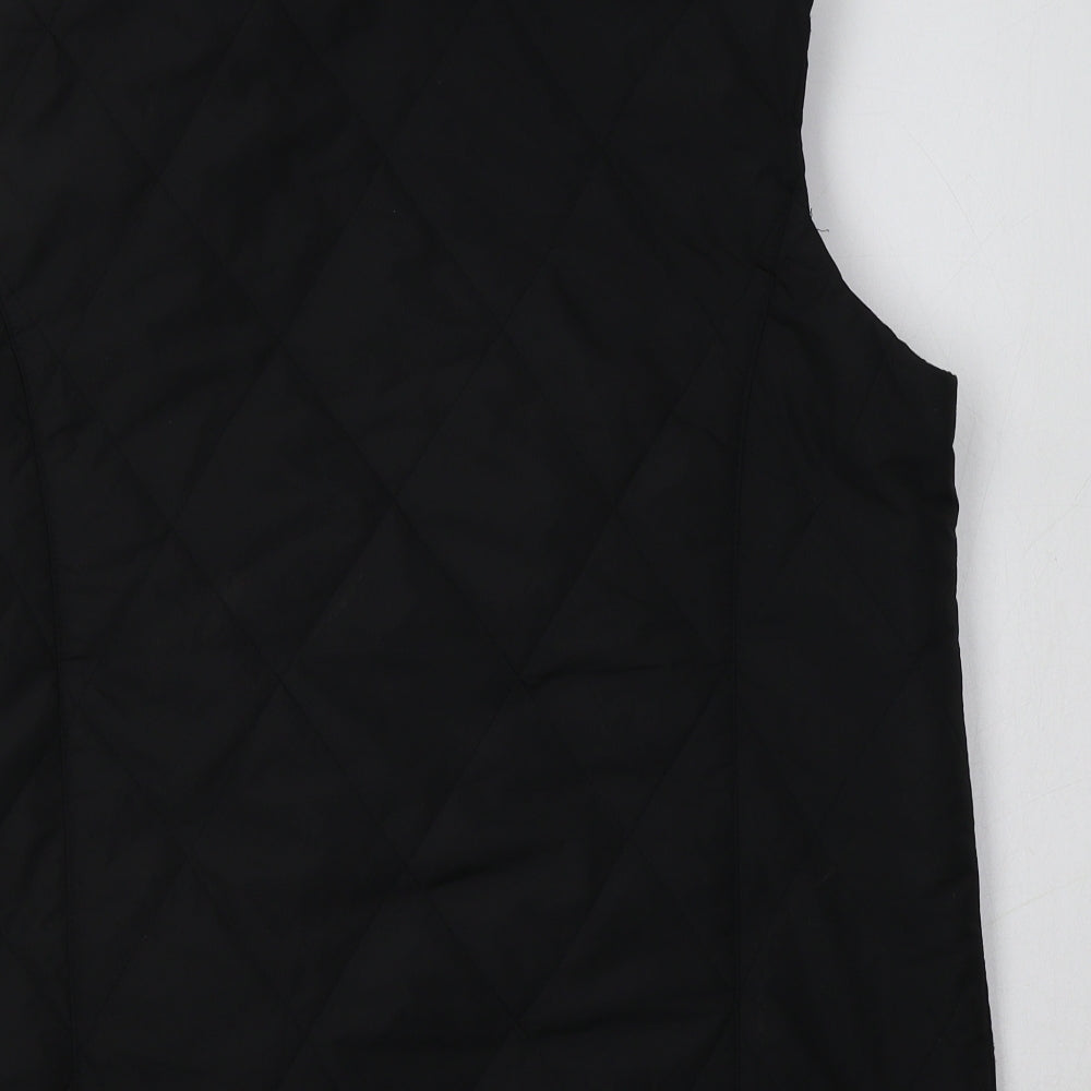 Casual Comfort Womens Black   Gilet Waistcoat Size 12
