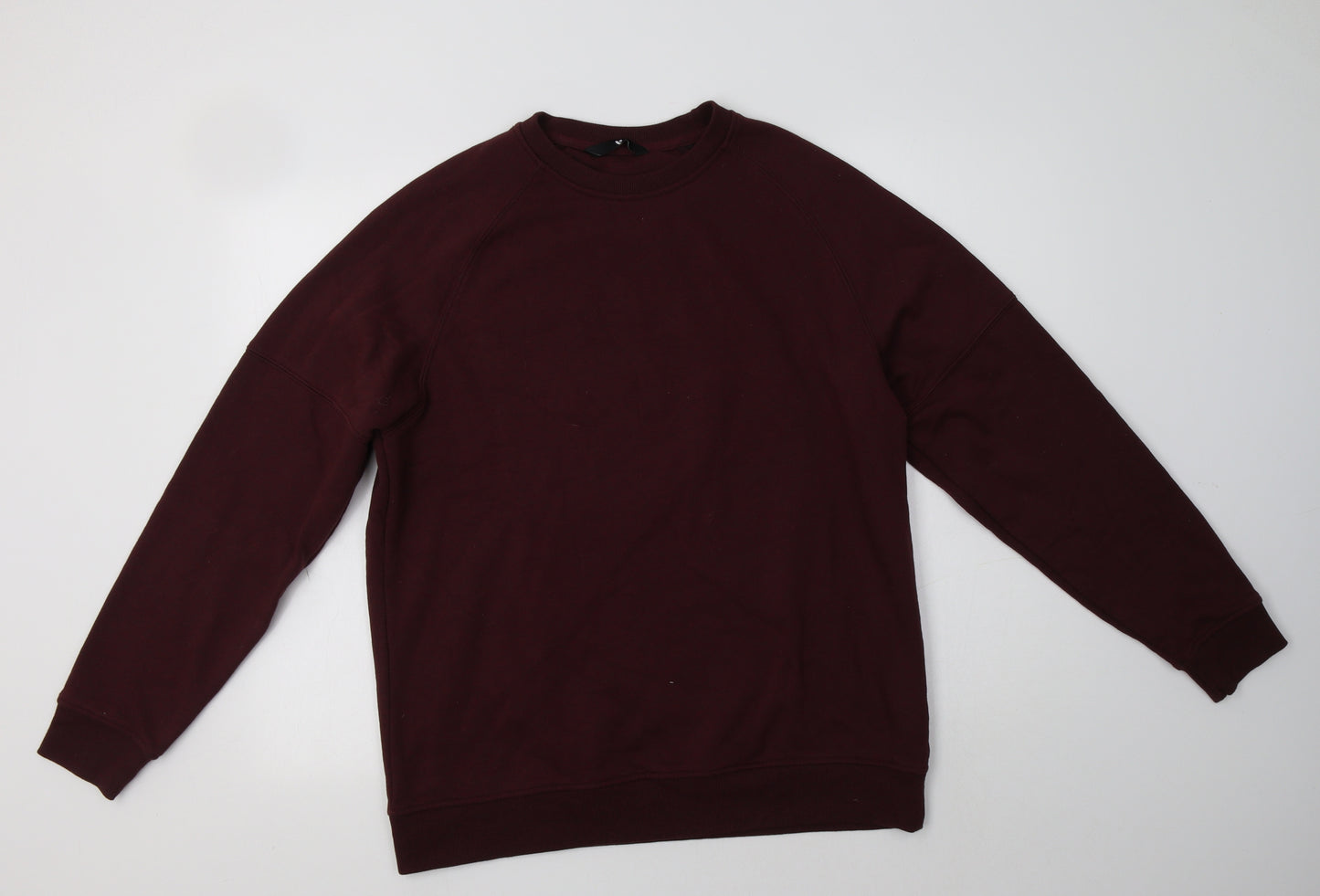 Very Mens Purple  Cotton Pullover Sweatshirt Size L