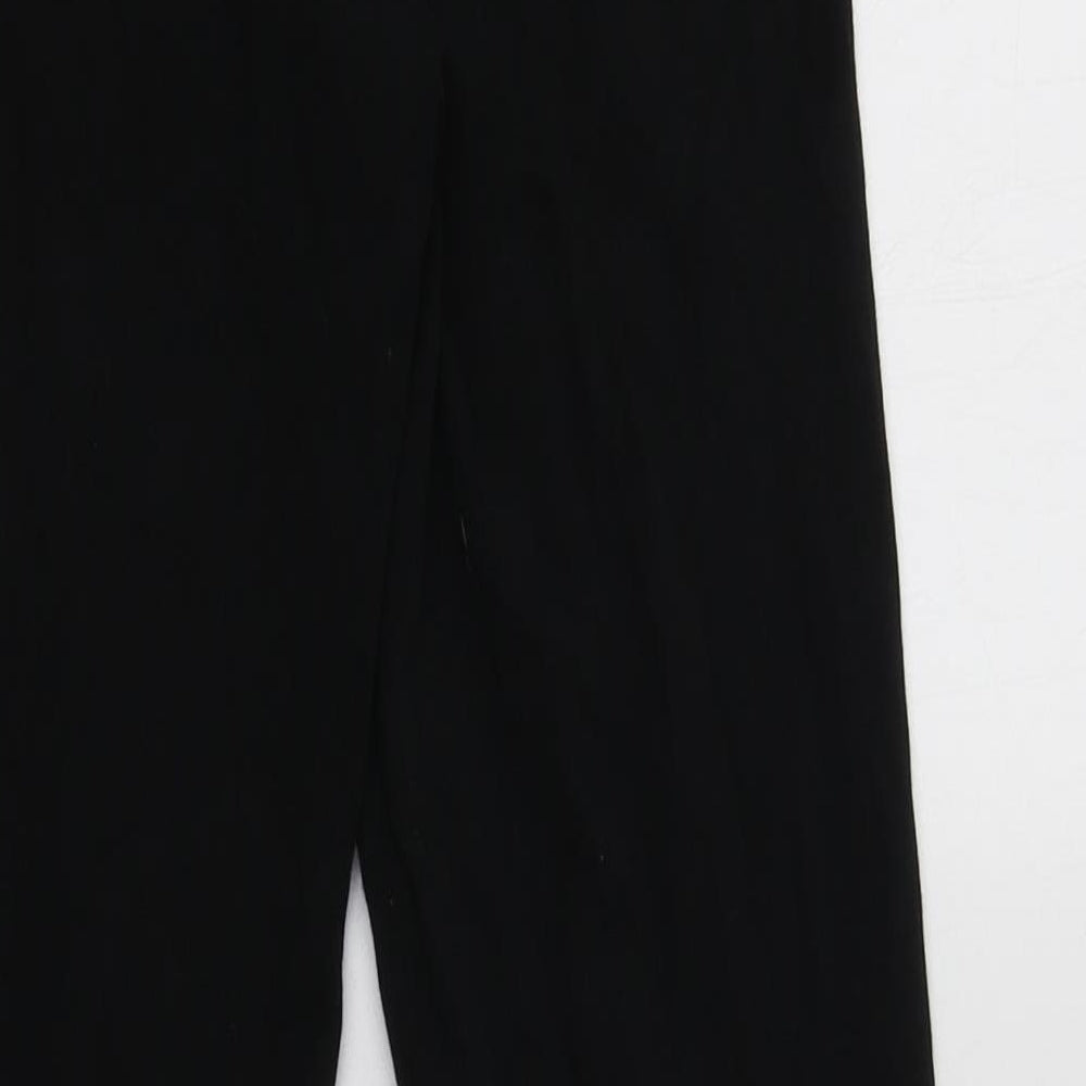F&F Womens Black  Cotton Jegging Leggings Size 10 L27 in