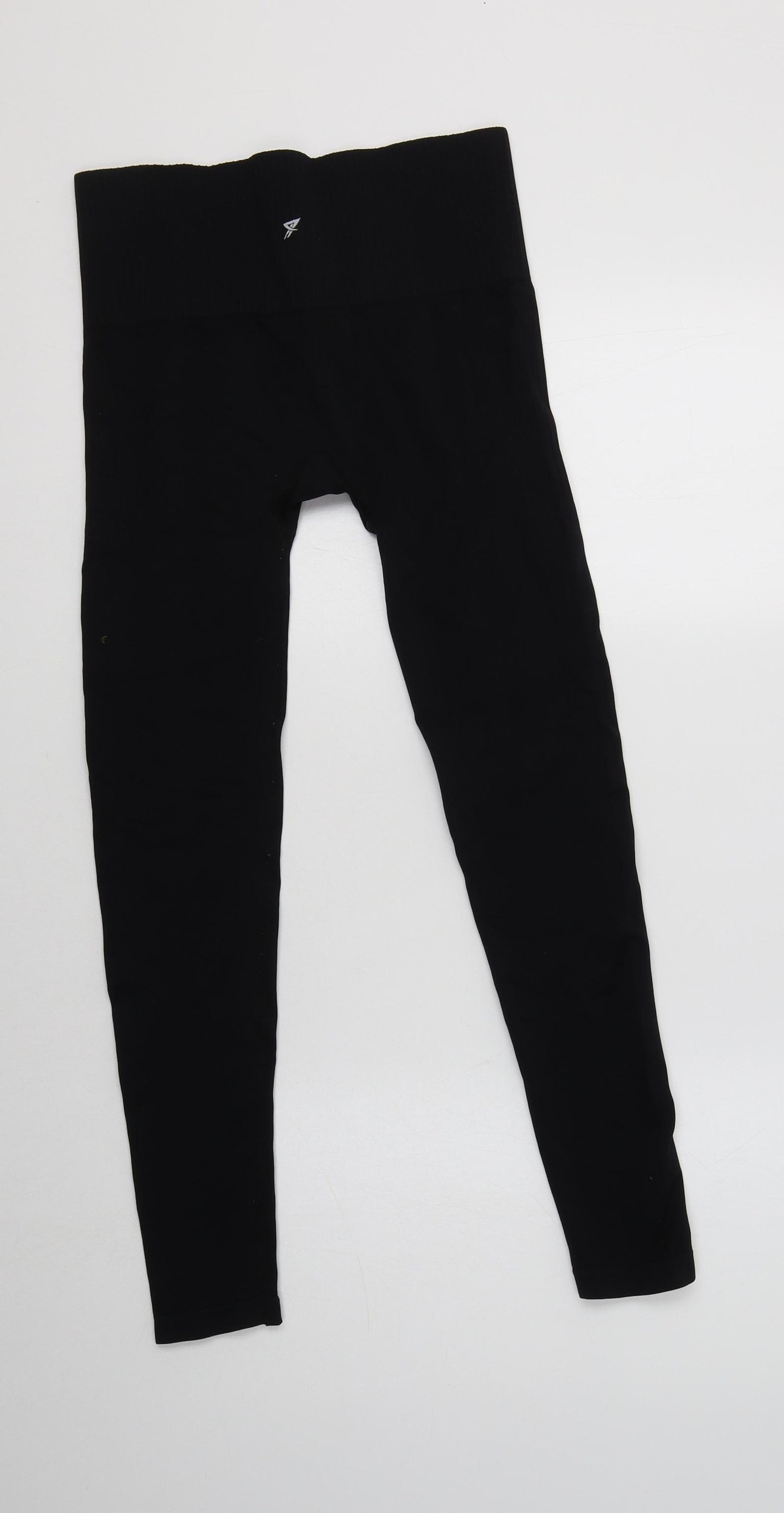 Primark Womens Black  Polyester Compression Leggings Size S L27 in Regular