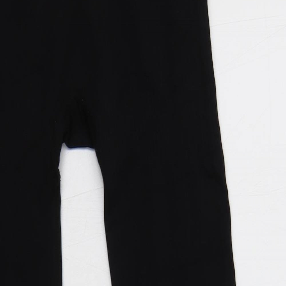 Primark Womens Black  Polyester Compression Leggings Size S L27 in Regular