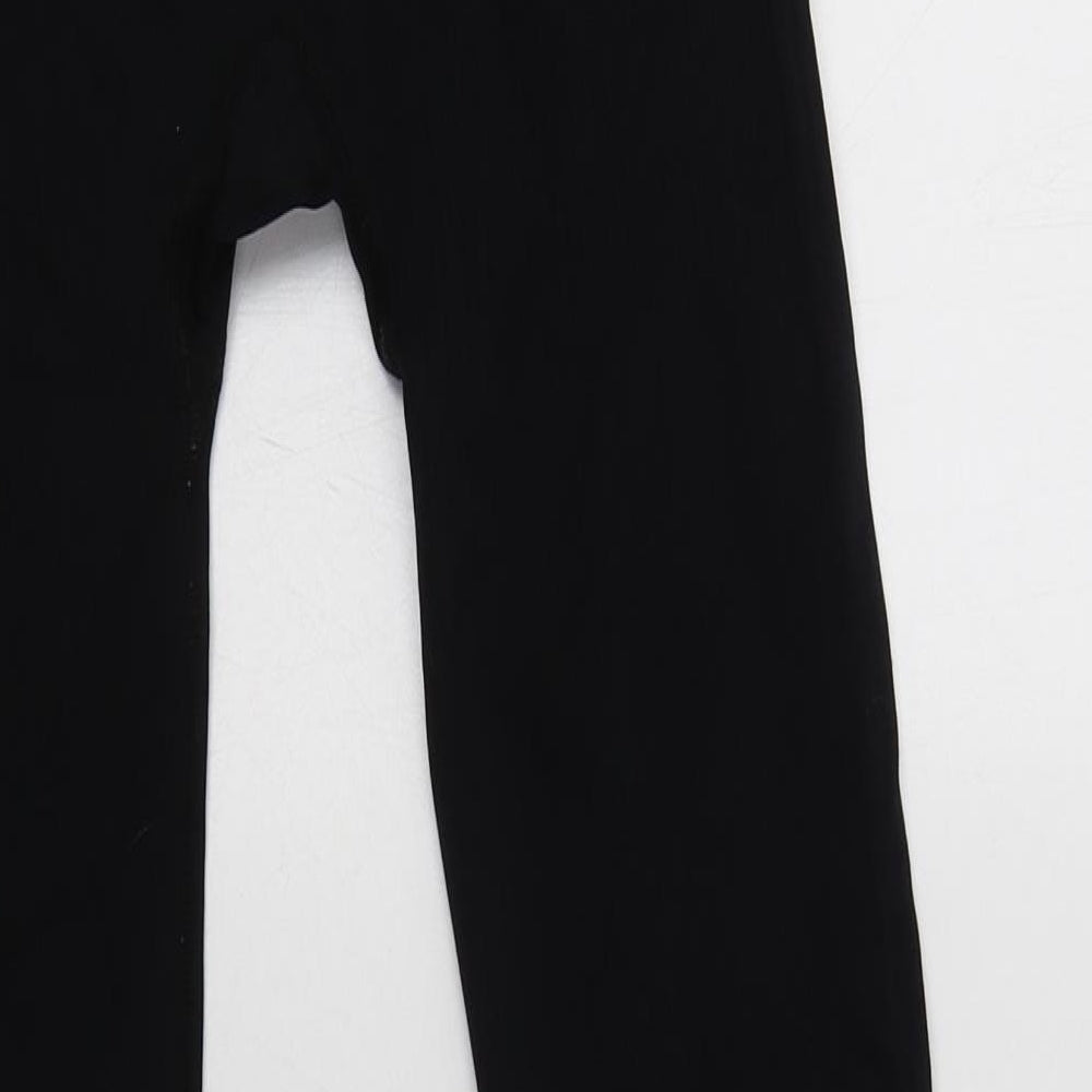 Primark Womens Black  Polyester Compression Leggings Size S L27 in Regular