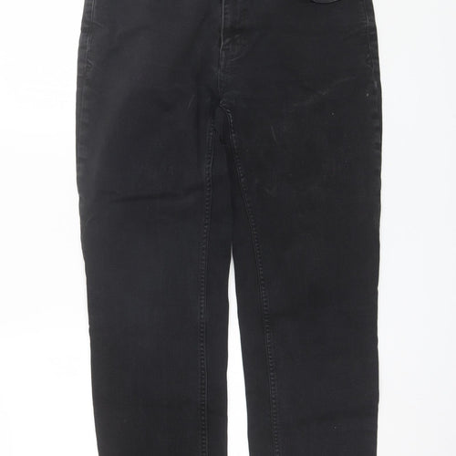 George Mens Black  Cotton Straight Jeans Size 36 L29 in Regular