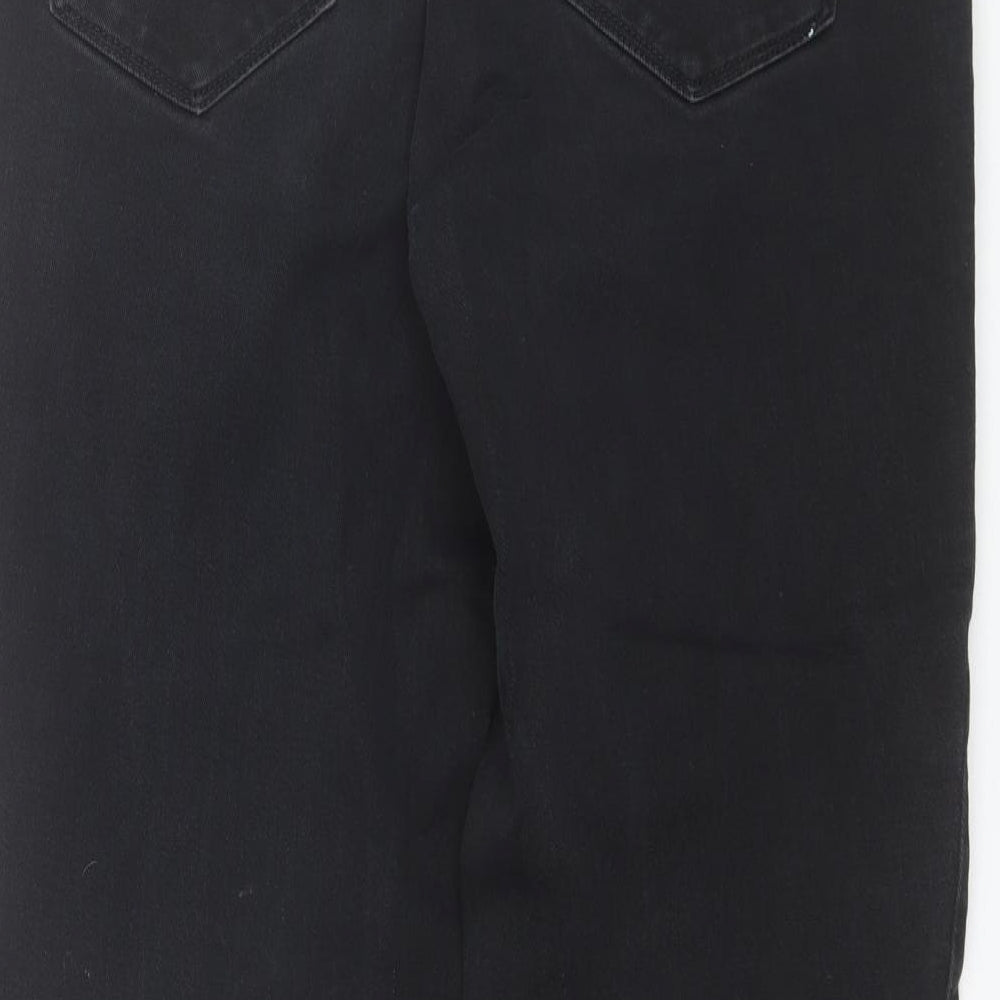 George Mens Black  Cotton Straight Jeans Size 36 L29 in Regular