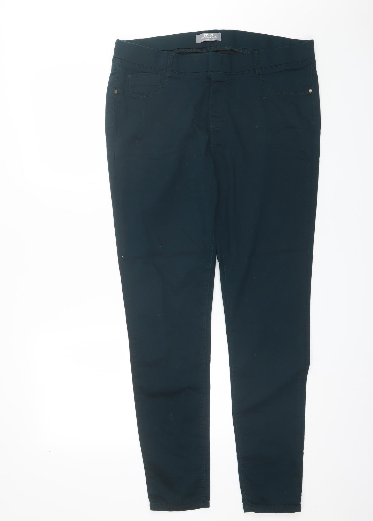 Dorothy Perkins Womens Green  Cotton Jegging Jeans Size 18 L30 in Regular