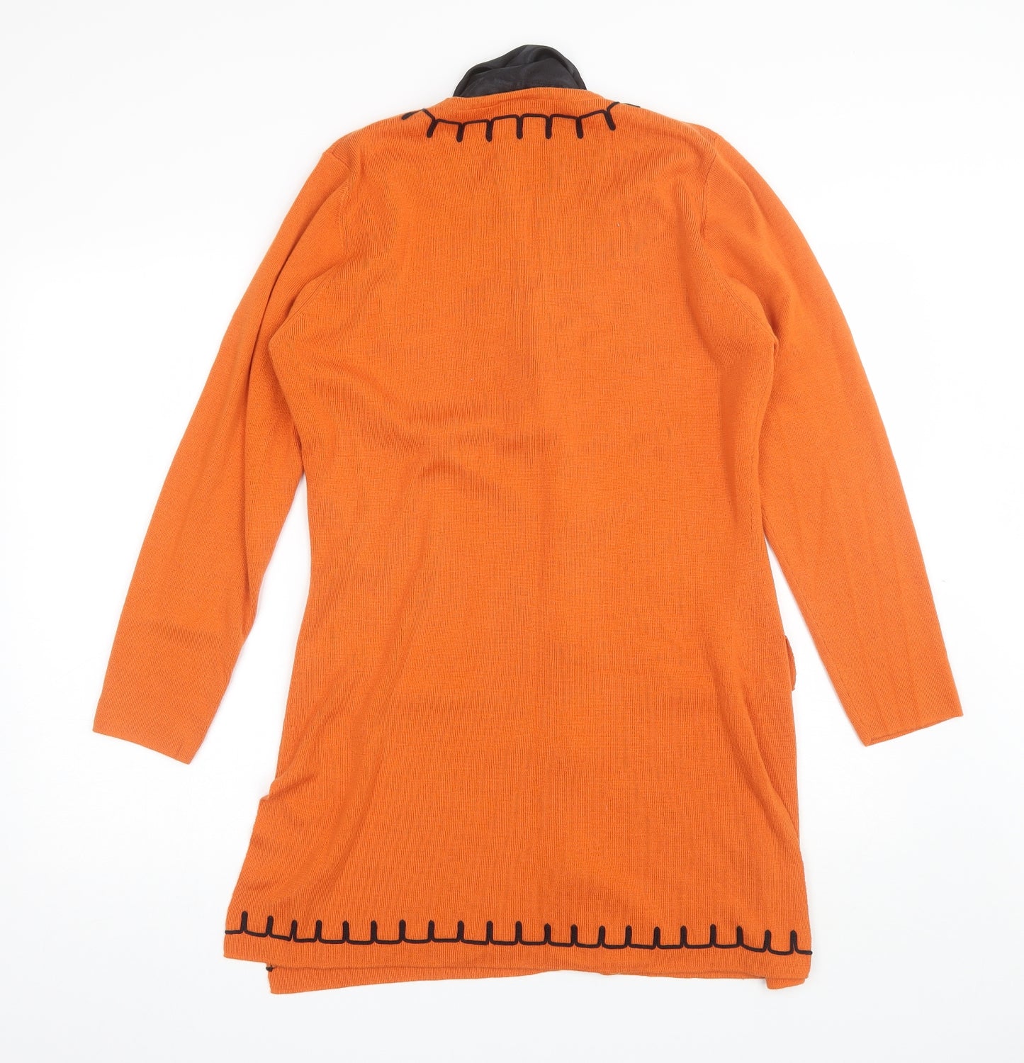Country Casuals Womens Orange   Jacket Coatigan Size S