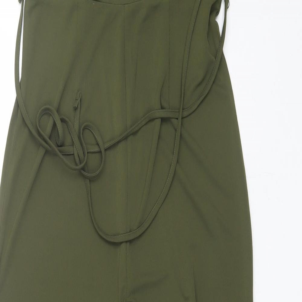 FOREVER 21 Womens Green  Polyester Jumpsuit One-Piece Size M