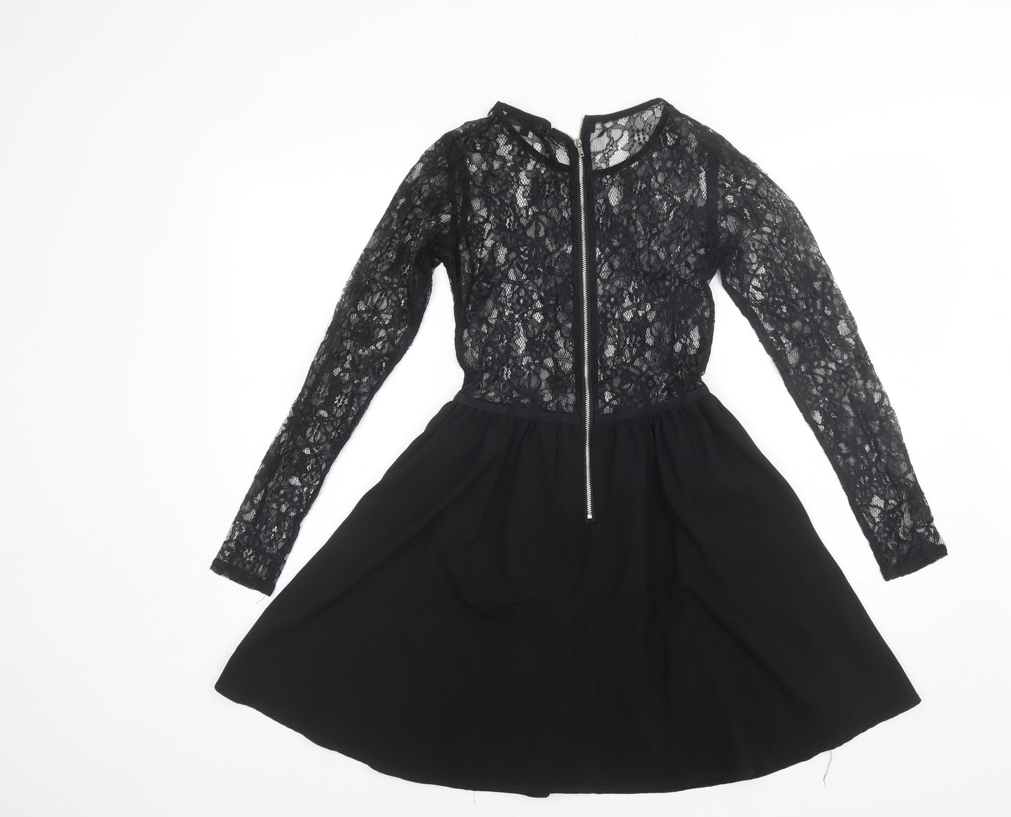 AFFAIR  Womens Black  Polyester Shift  Size 6  Round Neck