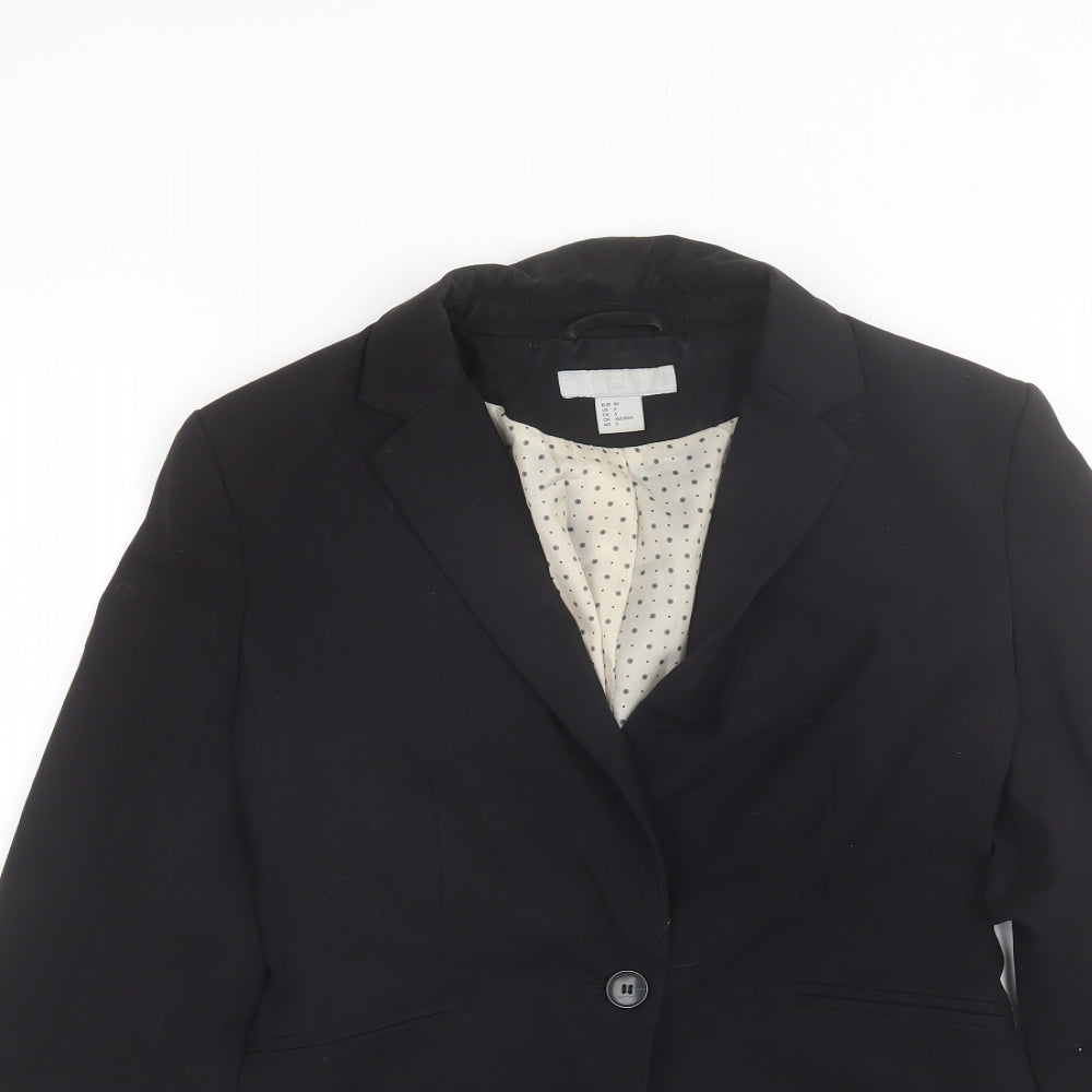 H&M Womens Black   Jacket Blazer Size 8