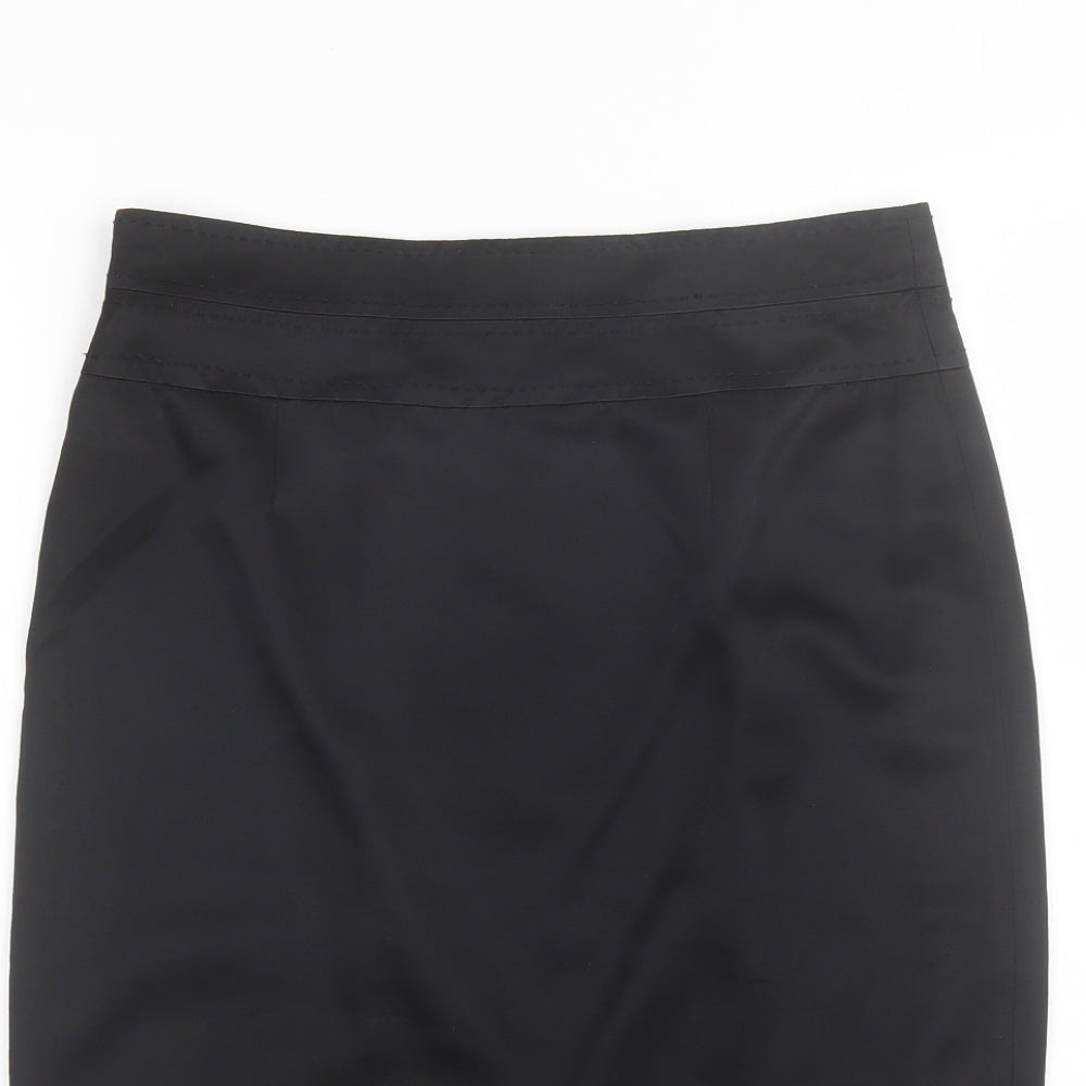 Principles Womens Black  Viscose Straight & Pencil Skirt Size 10
