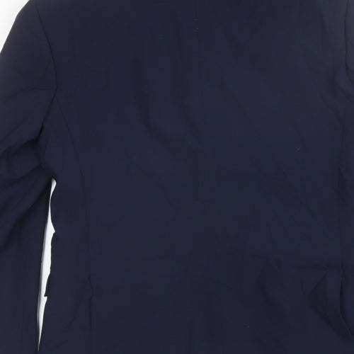 Marks and Spencer Mens Blue  Wool Jacket Blazer Size 38
