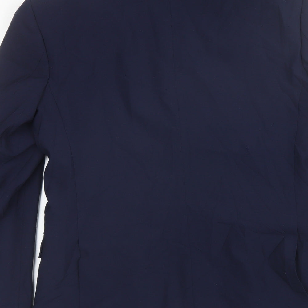 Marks and Spencer Mens Blue  Wool Jacket Blazer Size 38
