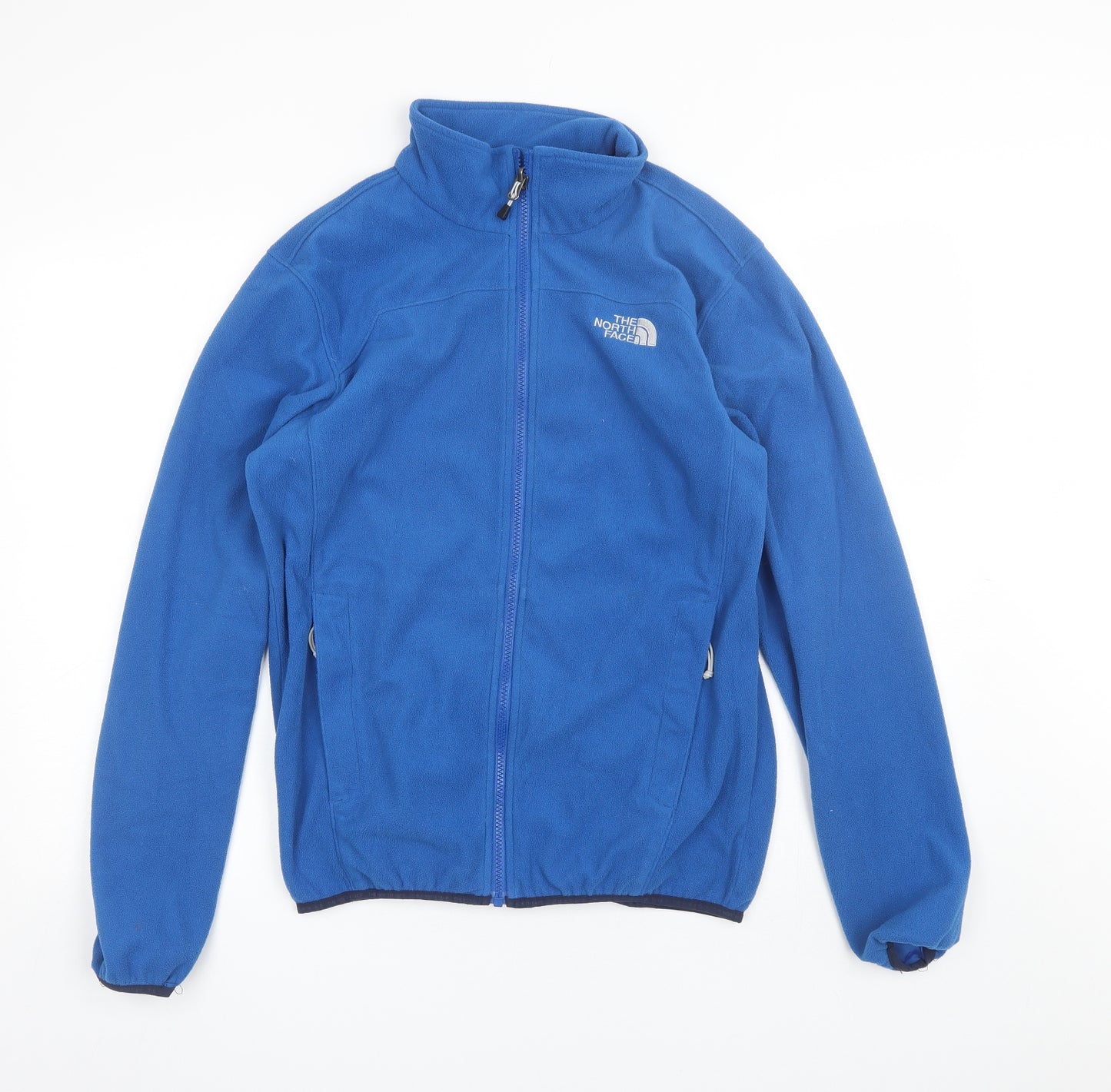 The North Face Mens Blue Collared  Polyester Full Zip Jumper Size S