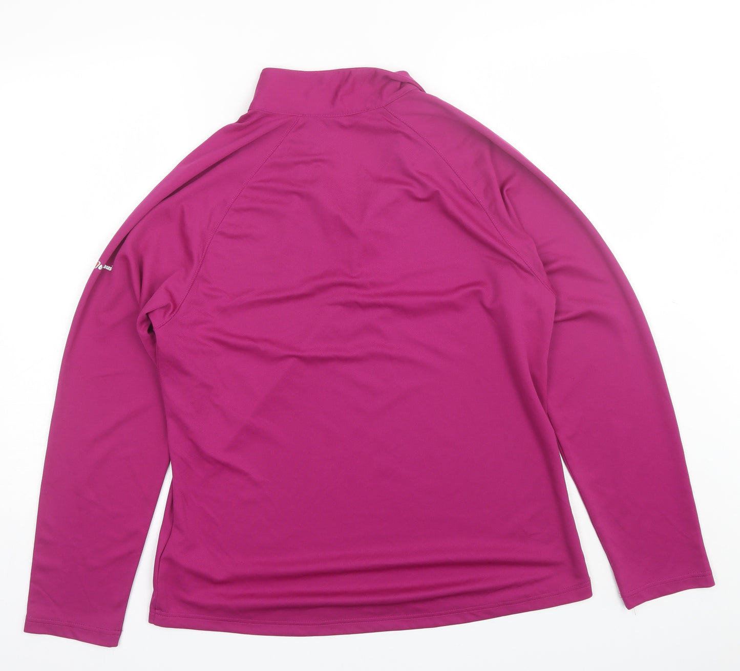 BURGHAUS Womens Purple Collared  Polyester Pullover Jumper Size 18