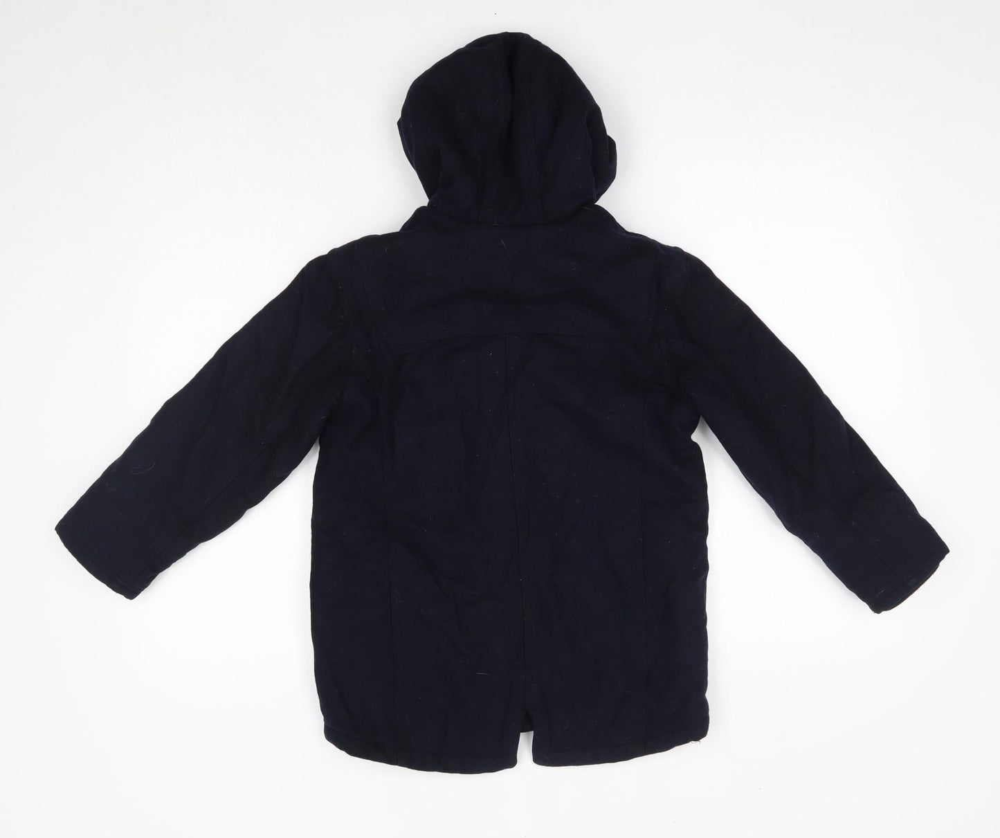 M&S Boys Blue   Duffle Coat Coat Size 7-8 Years
