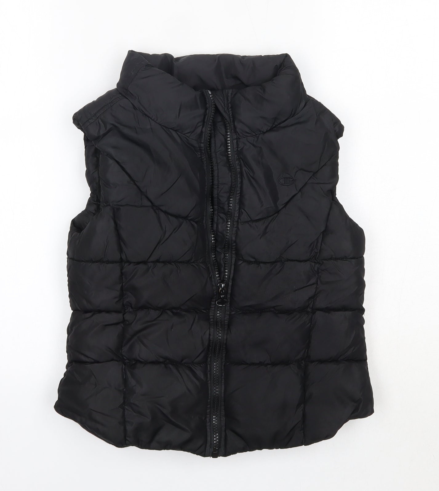 Champion Boys Black   Gilet Coat Size 7-8 Years