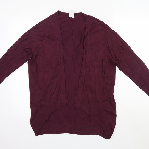 VERO MODA Womens Purple V-Neck  Viscose Cardigan Jumper Size XS