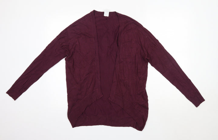 VERO MODA Womens Purple V-Neck  Viscose Cardigan Jumper Size XS