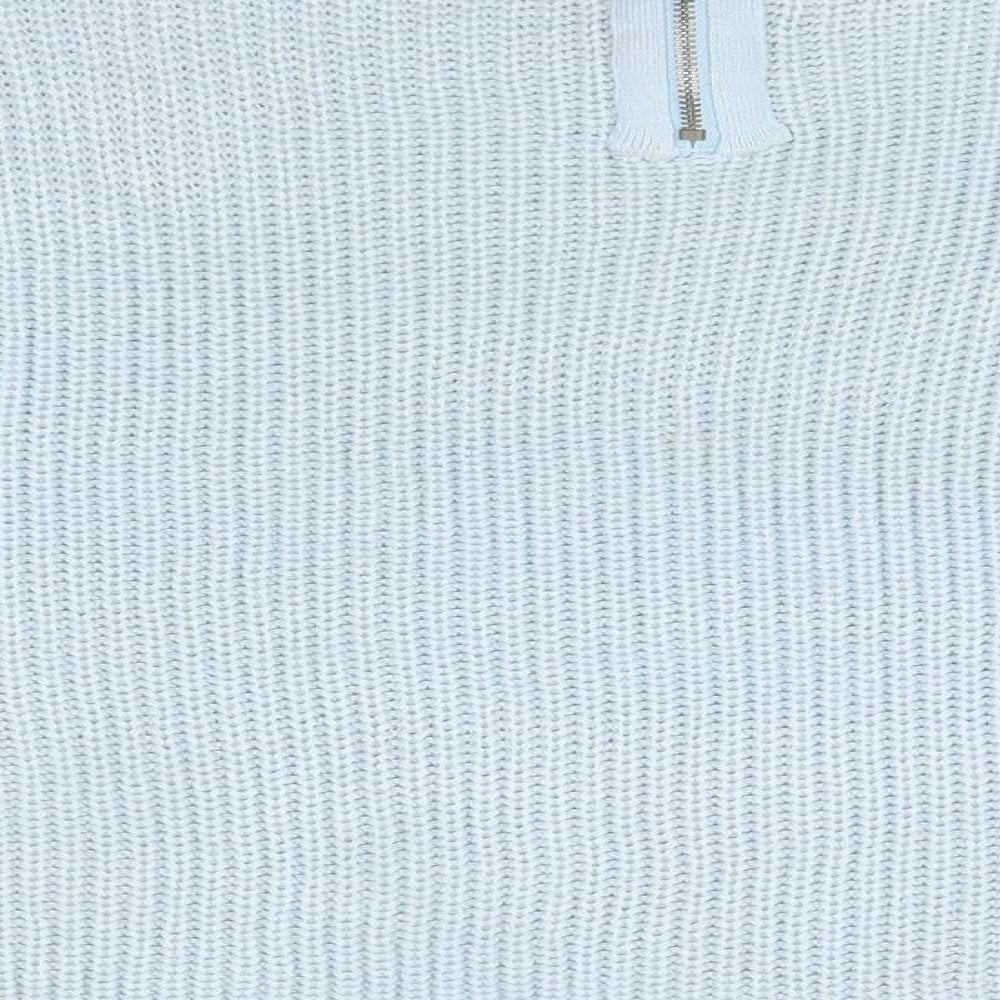 Dorothy Perkins Womens Blue Round Neck  Acrylic Pullover Jumper Size 12