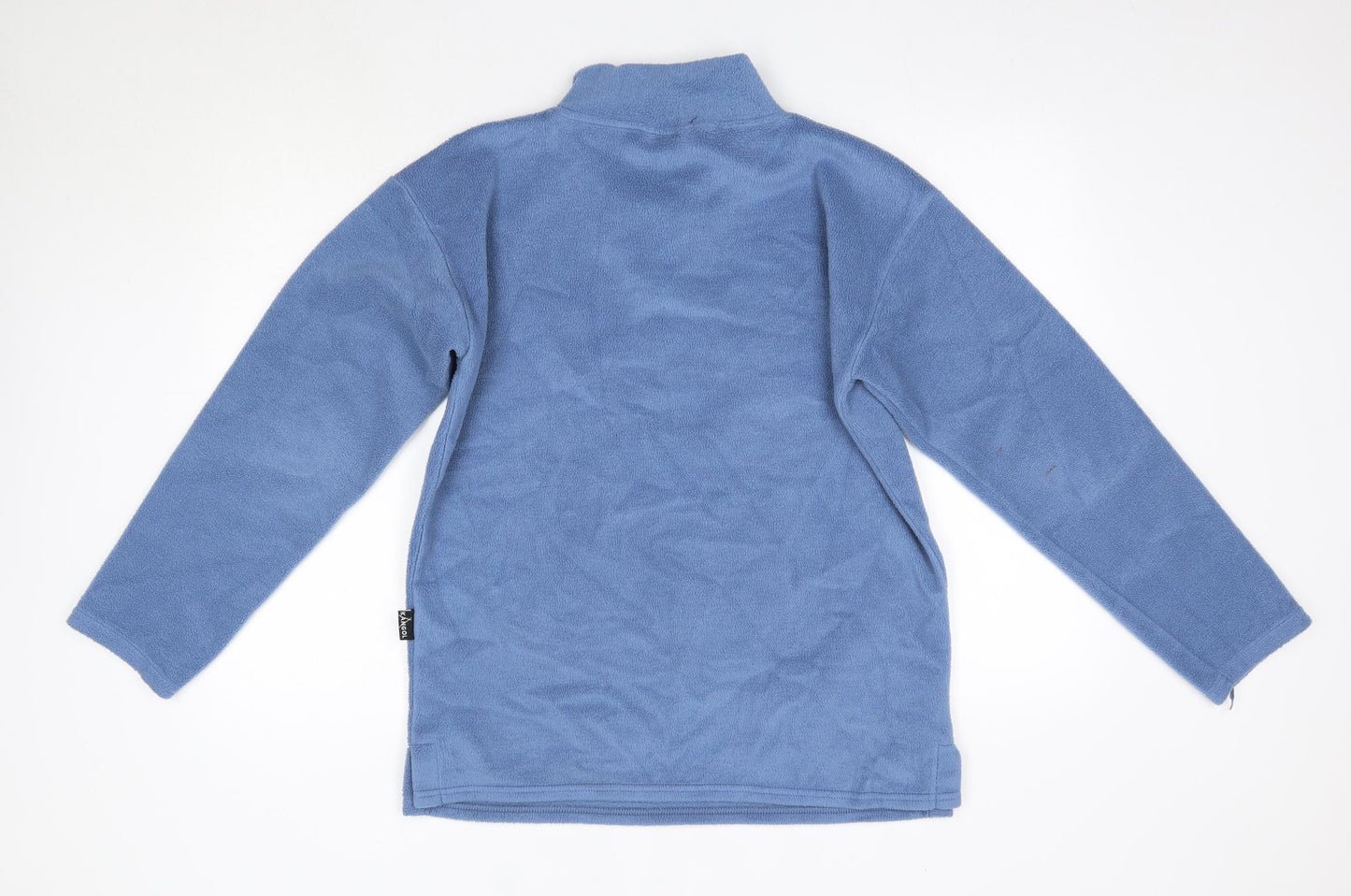 Kangol Mens Blue High Neck  Polyester Pullover Jumper Size L
