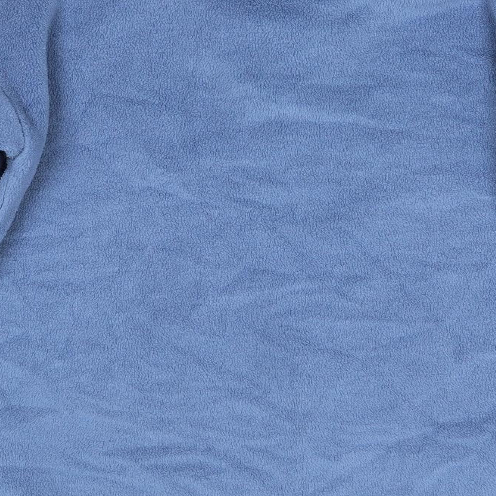 Kangol Mens Blue High Neck  Polyester Pullover Jumper Size L