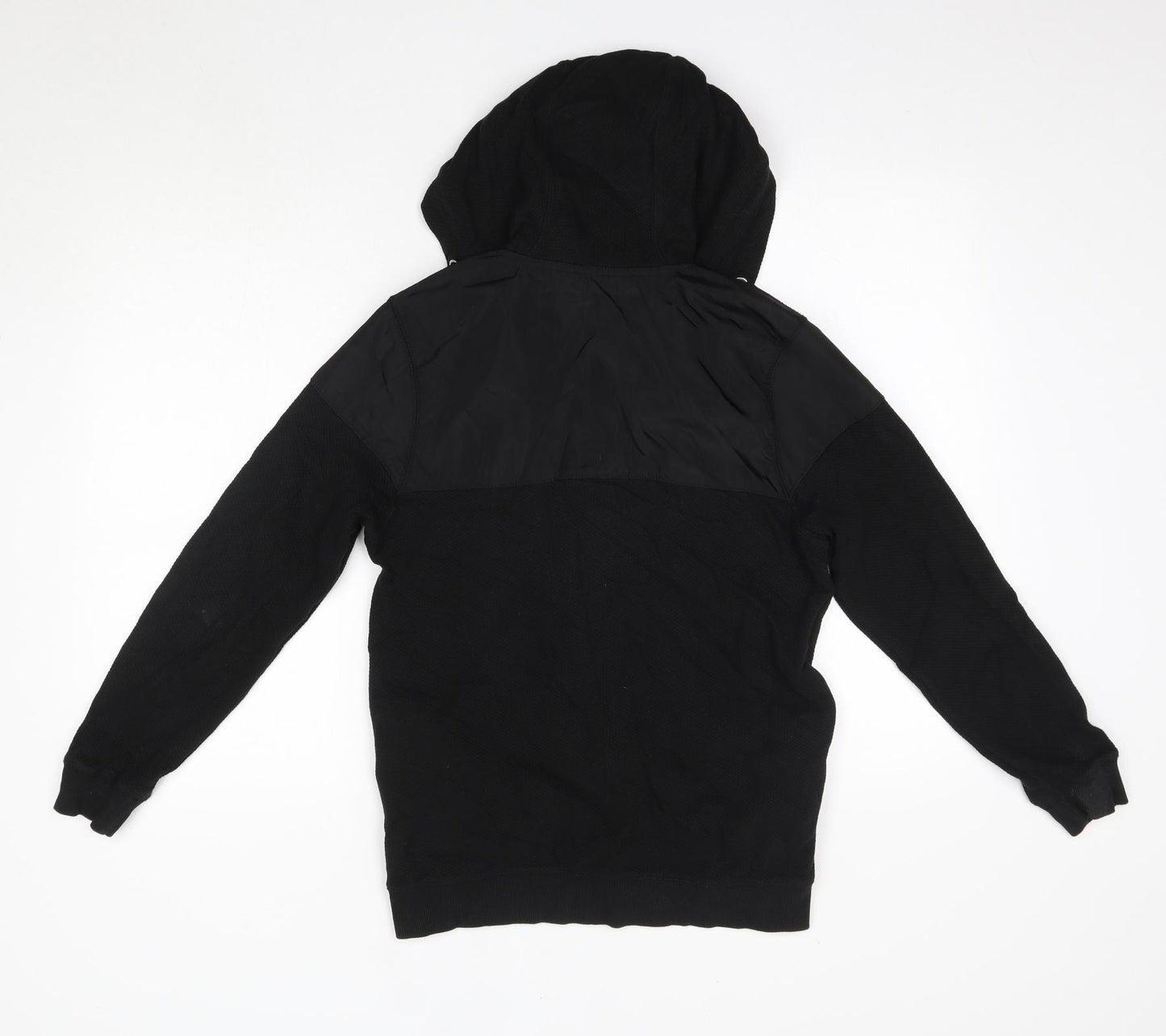 George Boys Black  Cotton Full Zip Hoodie Size 12-13 Years