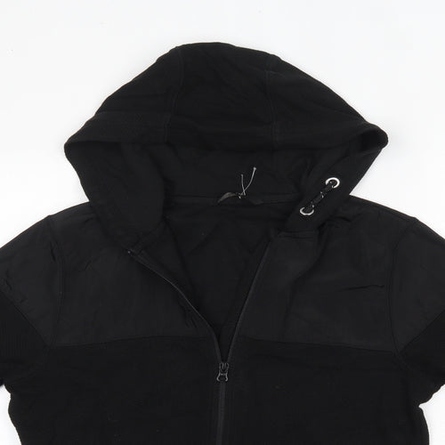 George Boys Black  Cotton Full Zip Hoodie Size 12-13 Years