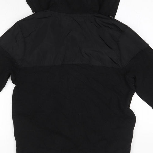 George Boys Black  Cotton Full Zip Hoodie Size 12-13 Years