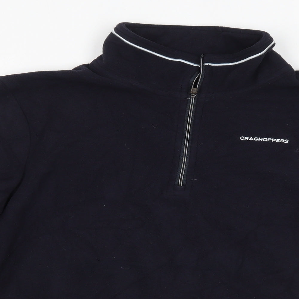 Craghoppers Mens Black High Neck  Polyester Pullover Jumper Size M